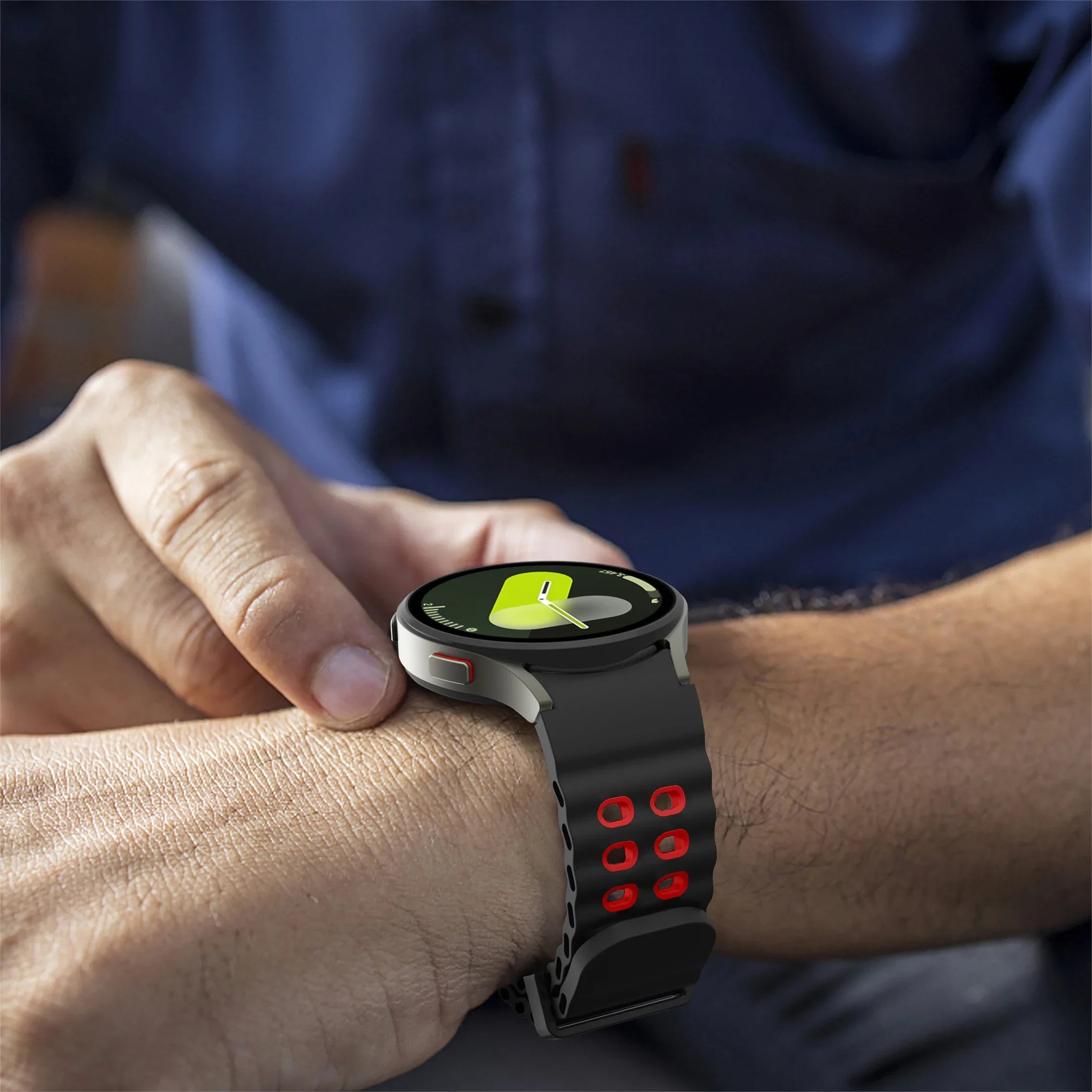 Ocean Silicone Comfortable Strap for Samsung Galaxy Watch 7/6/5/4 40mm 44mm Bracelet for Watch 6/4 Classic 47/43mm 46/42mm Band