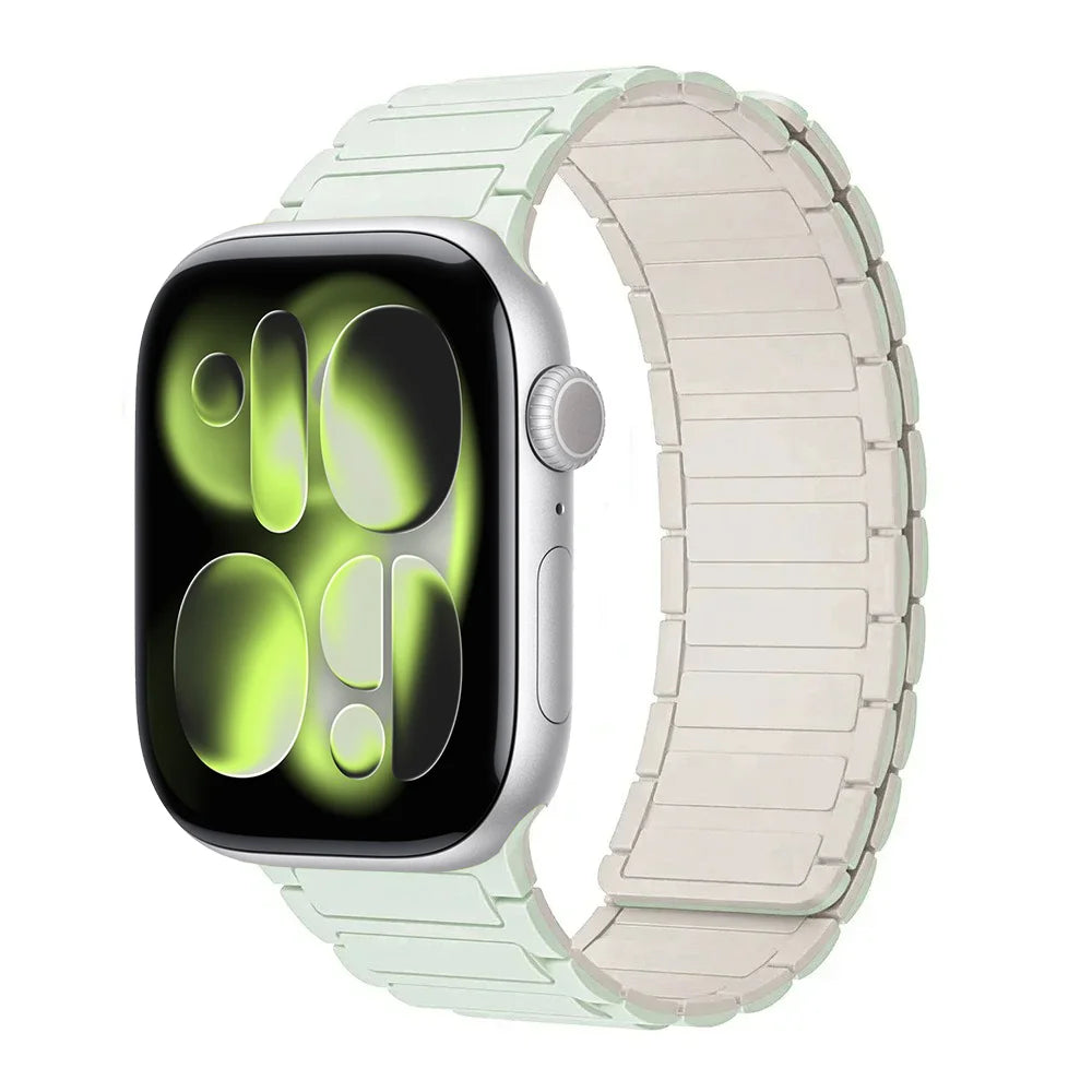 Magnetic Silicone band for Apple Watch band Ultra 3 2 1 49mm 11 10 46mm 42mm band Apple Watch 9 8 7 6 5 4 SE 45mm 41mm 44mm 40mm