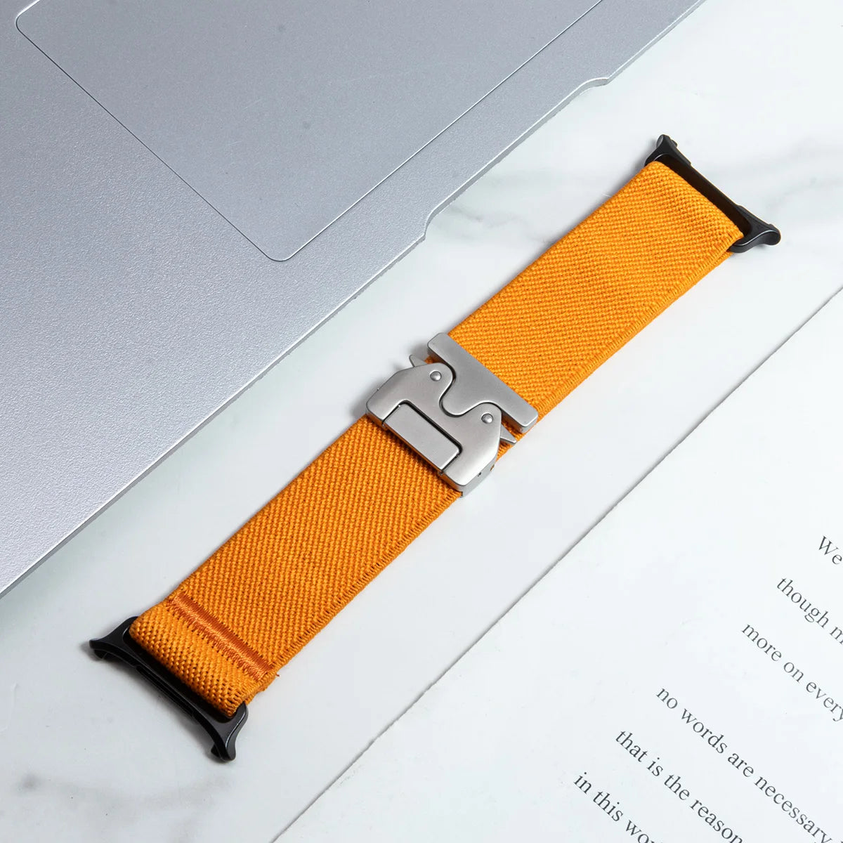 Samsung Galaxy Watch Ultra Strap 47mm Accessories Nylon Braided sport Bracelet Correa Galaxy Watch 7 Ultra Parachute Strap