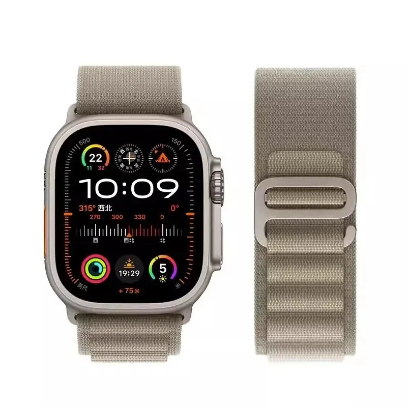 Alpine Loop band for Apple Watch Ultra 3 band 49mm 46mm 45mm 44mm 42mm 41mm 40mm Correa band Apple Watch Series 11 10 SE 9 8 7 6