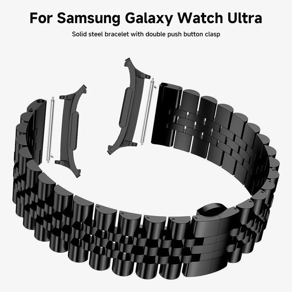 Five Baht Metal Band for Samsung Galaxy Watch Ultra 47mm Comfortable Bracelet For Galaxy Watch Watch 8/Classic 46/44/40mm Correa