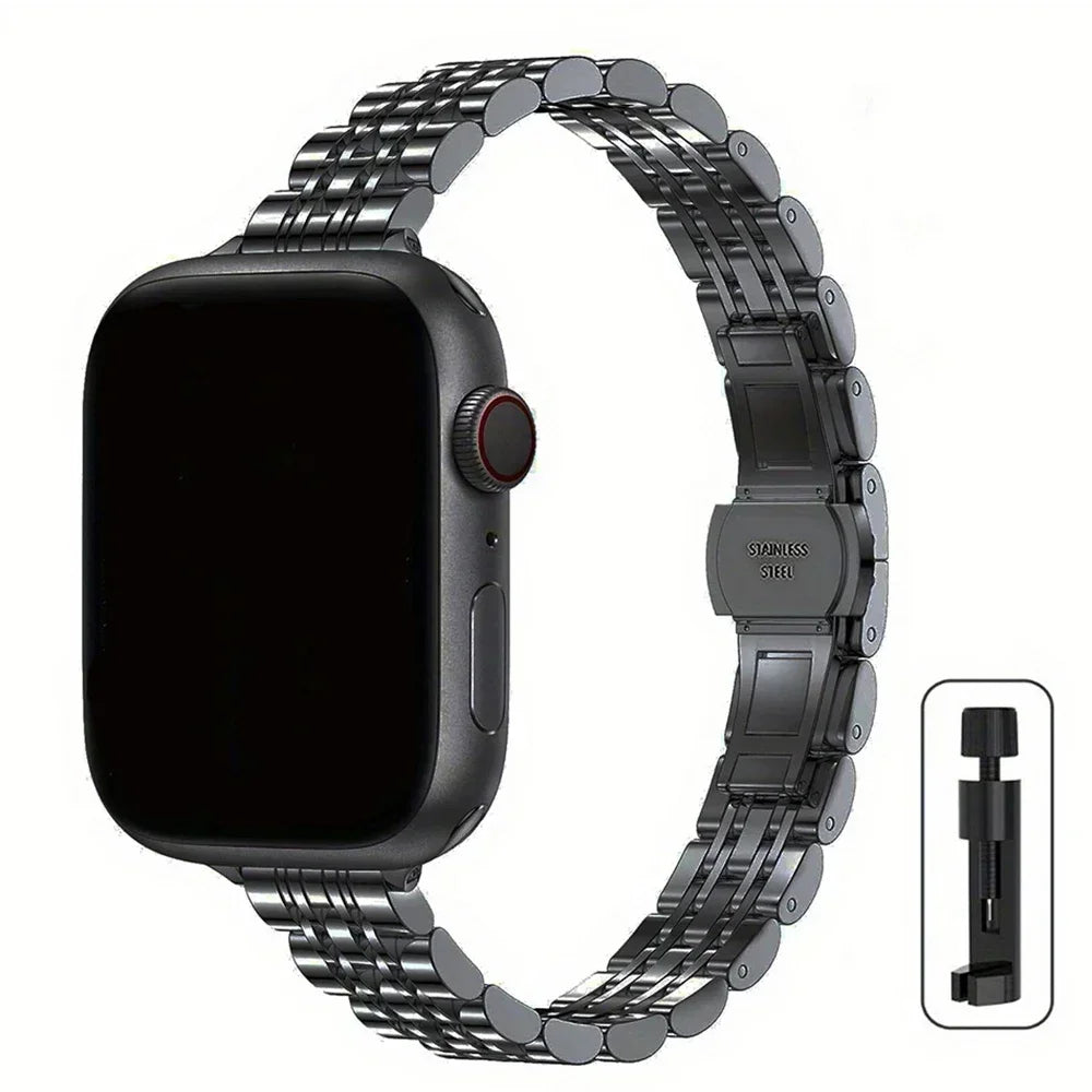 Stainless Steel band for Apple Watch band 49mm 46mm 44mm metal band Apple Watch Ultra Series 10 9 8 7 6 SE for Women 45mm 42mm 41mm