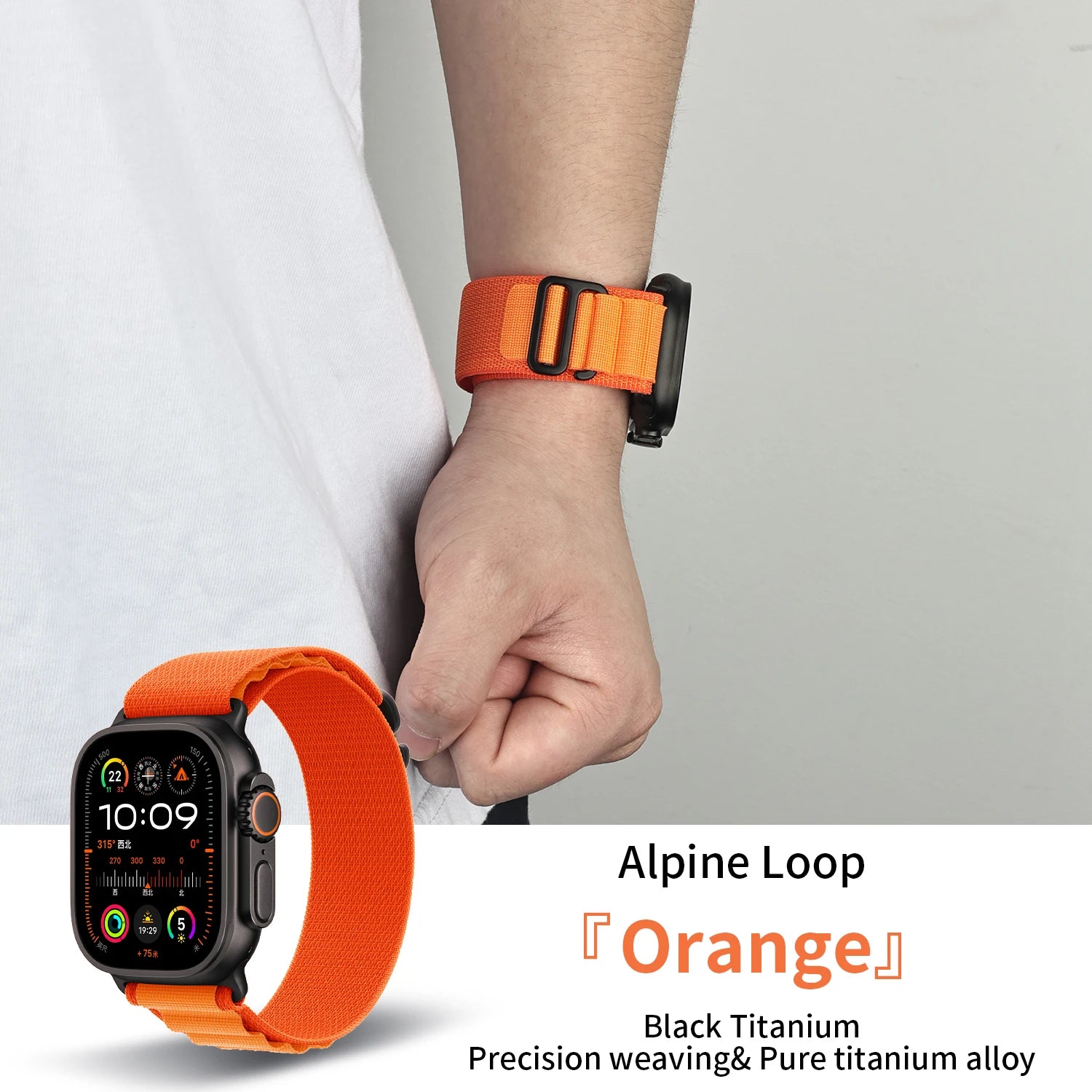 2025 New Suitable for Apple Watch High Quality Nylon band Alpine Loop For Watch Series 10 9 8 7 Ultra 2 band Apple Watch 49mm 46mm