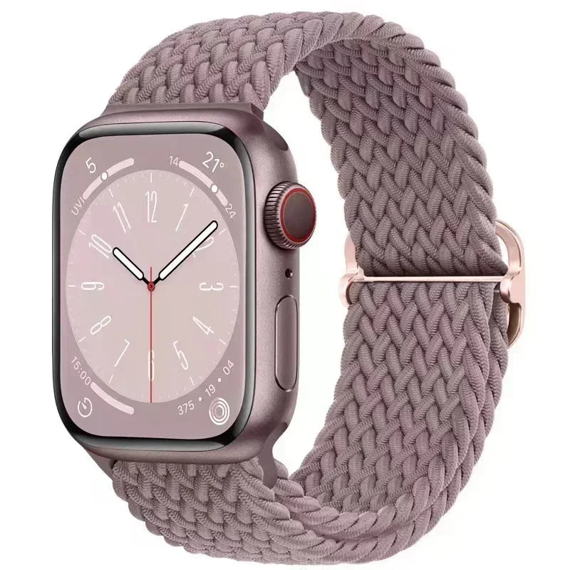Nylon band for Apple Watch Ultra 2 band 49mm 40mm 44mm 41mm S10 46mm Elastic Braided Loop band Apple Watch Series 9 8 7 6 SE 5 4