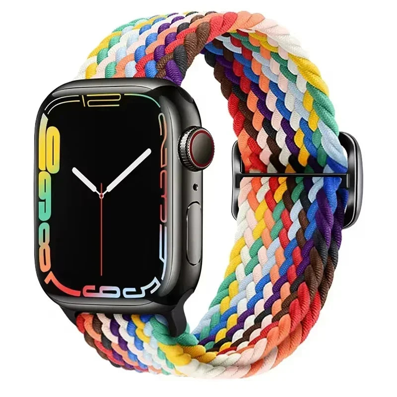 band for Apple Watch band Series 11 10 9 8 7 SE Ultra 3 49mm 46mm 42mm 44mm 45mm 40mm Braided band correa Apple Watch accessories