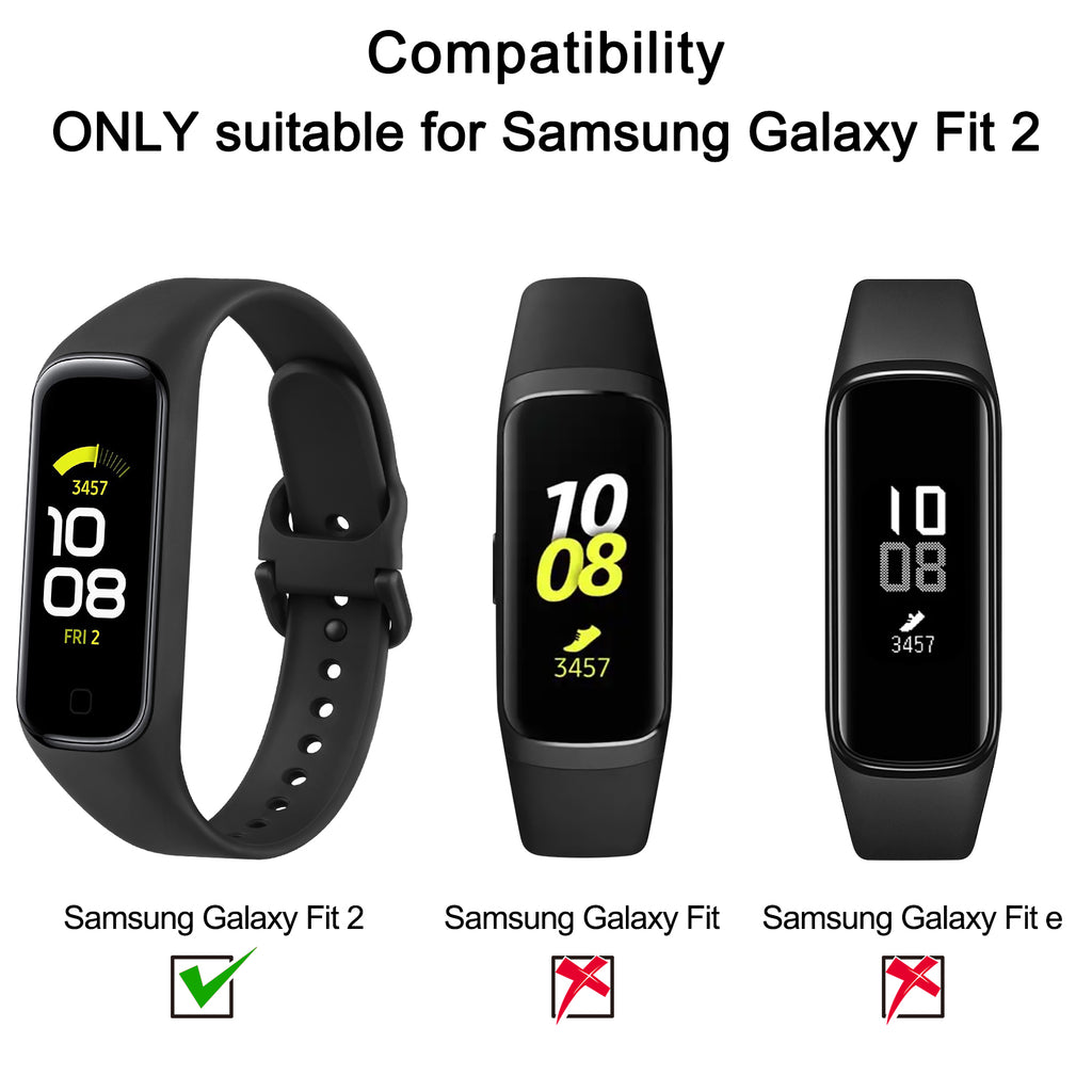 Soft Silicone Strap For Samsung Galaxy Fit 2 Band Bracelet Replacement Sport Watchband Correa For Samsung Galaxy Fit 2 Strap