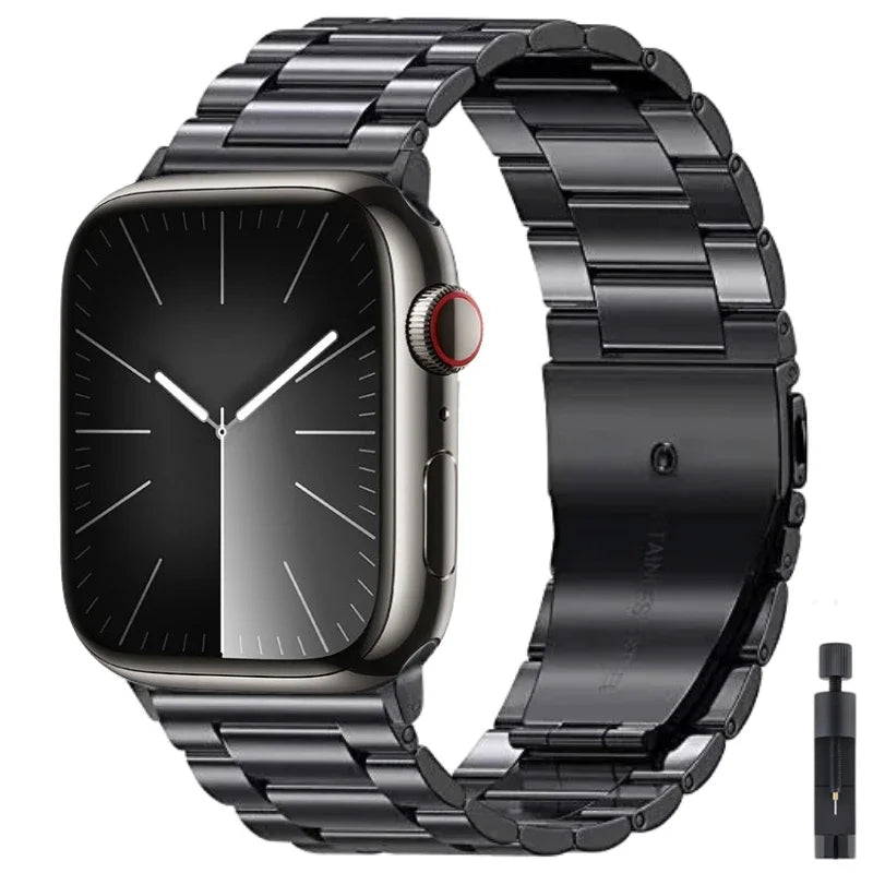 Metal band for Apple Watch Ultra 2 1 49mm 10 9 8 7 45mm 41mm Comfortable Wristband for Apple Watch 6 5 4 SE 44mm 42mm 46mm band