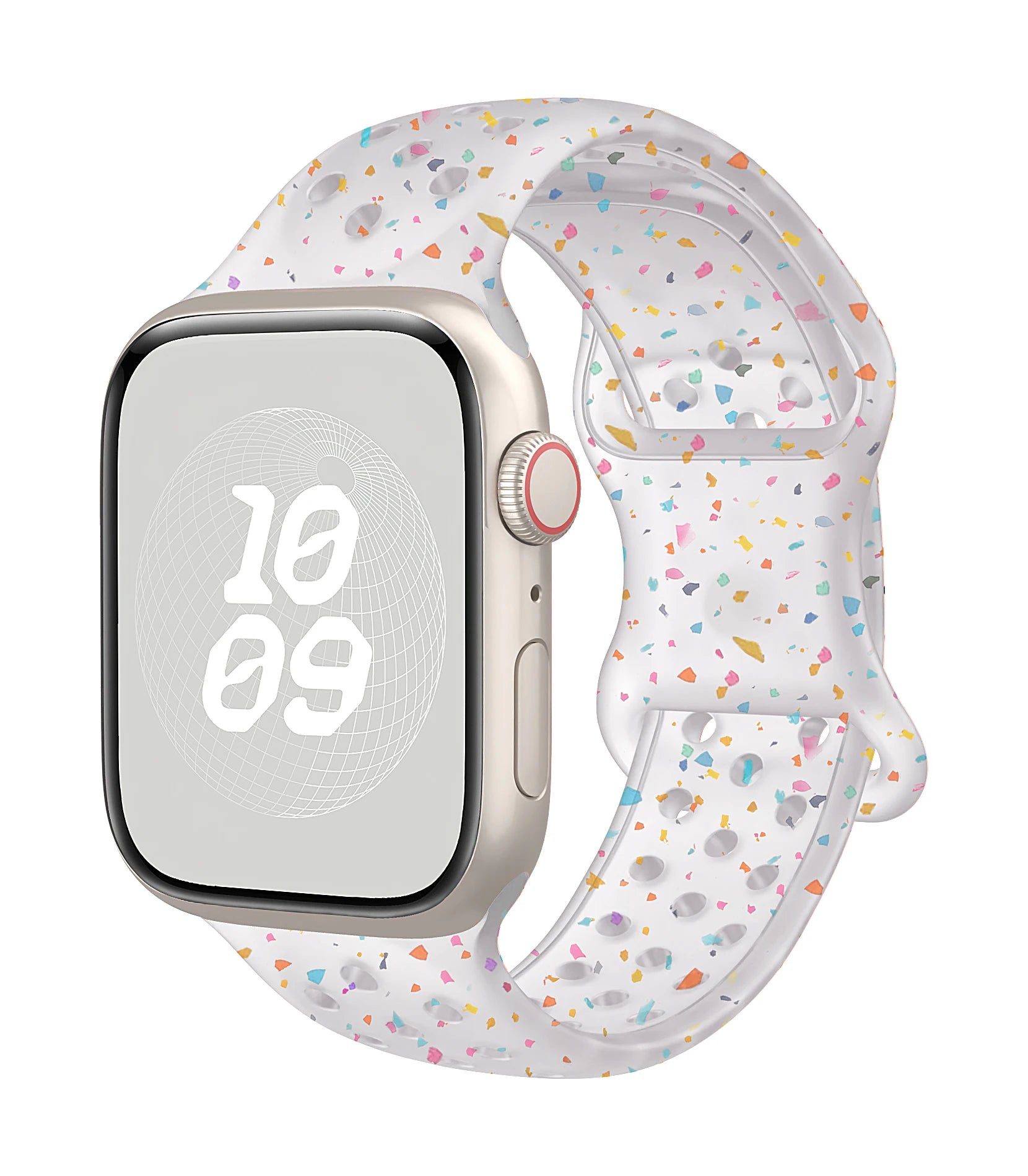 Silicone band for Apple Watch band 40mm 41mm 45mm 44mm 46mm 49mm 42mm Breathable band Apple Watch Series 11 10 9 8 SE 3 Ultra 2