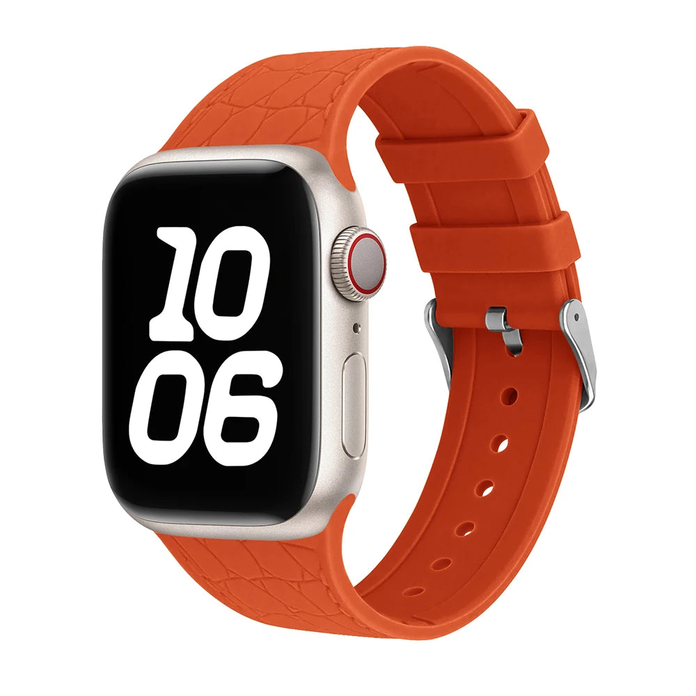Silicone band for Apple Watch band 46mm 40mm 44mm 41mm 45mm 42mm band Correa Apple Watch Series 10 SE 9 8 7 6 5 3 Ultra 2 49mm
