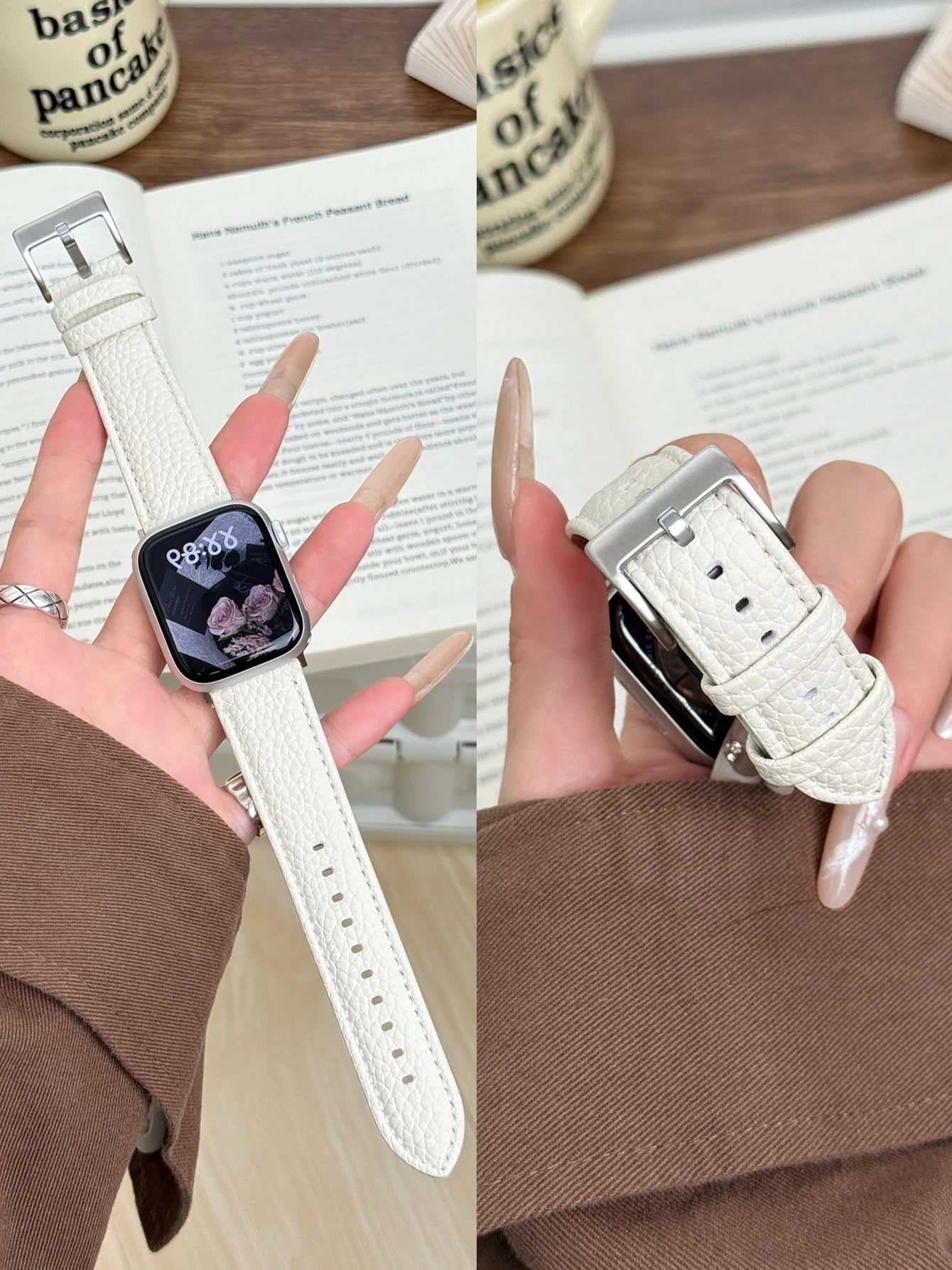Leather Loop For Apple Watch band For Women Sport Correa 38mm 40mm 41mm 42mm 44mm 45mm 46mm 49mm , band For Apple Watch