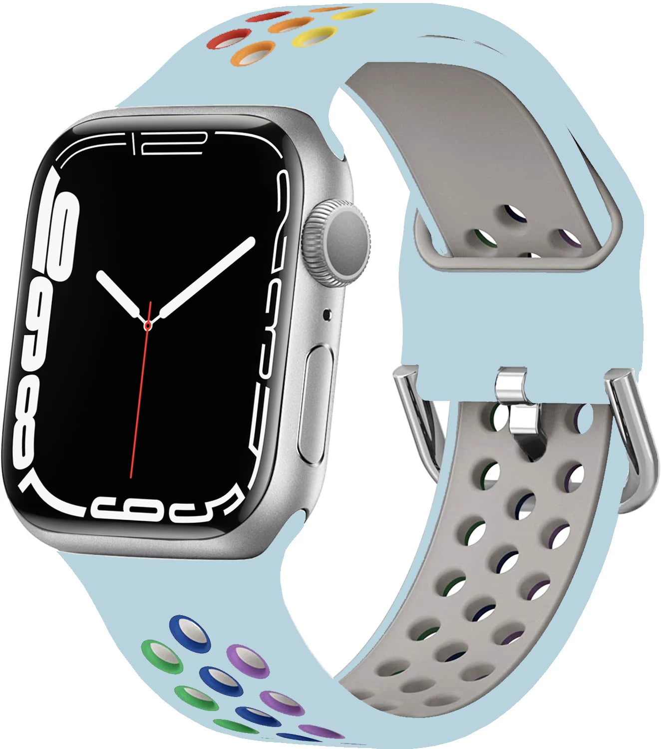 Silicone band For Apple Watch band 44mm 40mm 45mm 49mm 41mm 38mm 42mm 44mm band Apple Watch Ultra 2 Series 7 3 4 5 6 SE 8 Bands