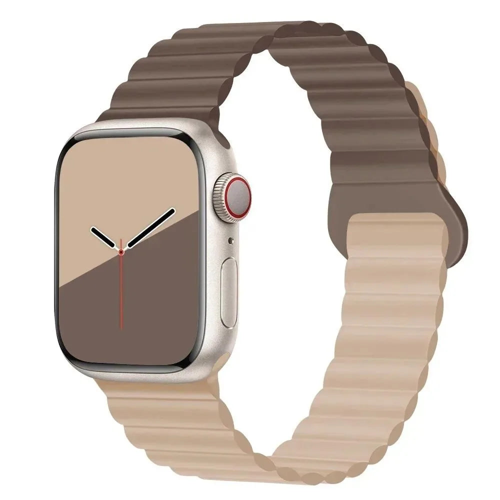 Magnetic band Silicone Sport band For Apple Watch 41mm 42mm 44mm 45mm 46mm 49mm Apple Watch Series 11 10 9 8 7 6 5 4se
