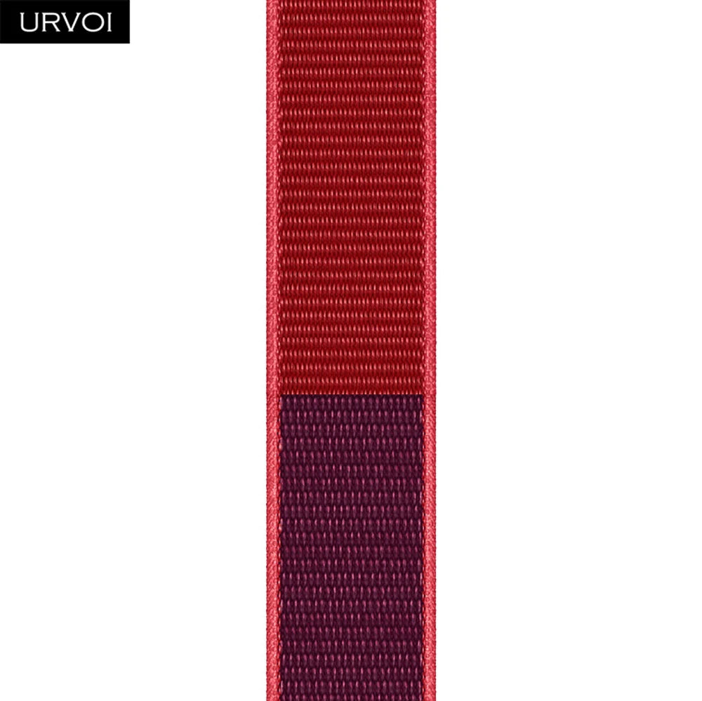 URVOI Sport Loop for Apple Watch Ultra 3 2 Series 11 10 9 8 SE3 Nylon loop for Apple Watch sport band 42mm 46mm breathabe hook fastener