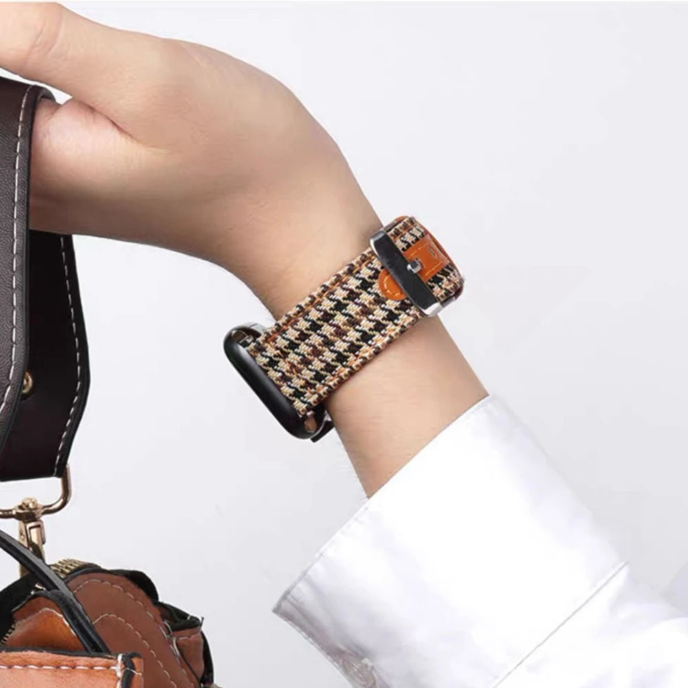 Corre Leather Loop For Apple Watch band Series Ultra 11 10 9 8 7 6 5 4 3 2 1 SE 38mm 40mm 41mm 42mm 44mm 45mm 46mm 49mm band