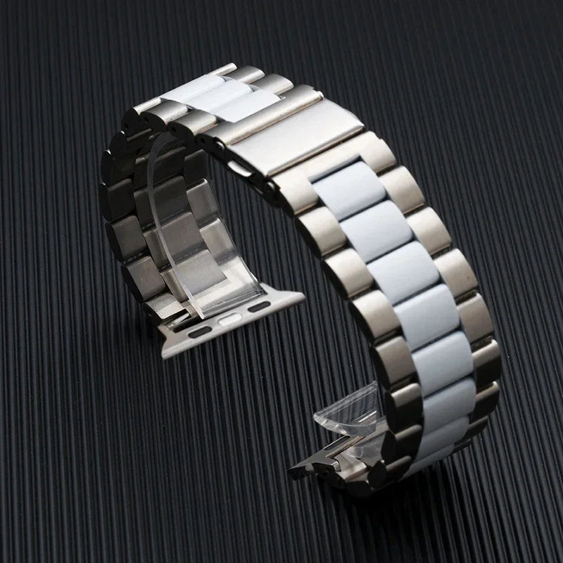 Stainless Steel band for Apple Watch band 45mm 44mm Ultra 2 49mm 42mm 40mm 41mm 46mm metal watch band SEries 10 9 8 7 6 5 4 3 SE