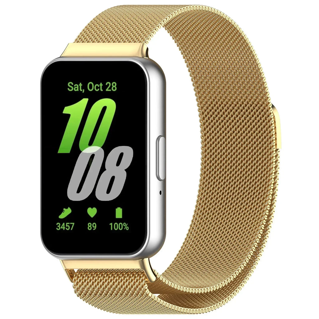 Magnetic Sport Loop Strap for Samsung Galaxy Fit 3 R390 Smart watch Belt Metal Bracelet Wristband for Galaxy Fit 3 Band Correa