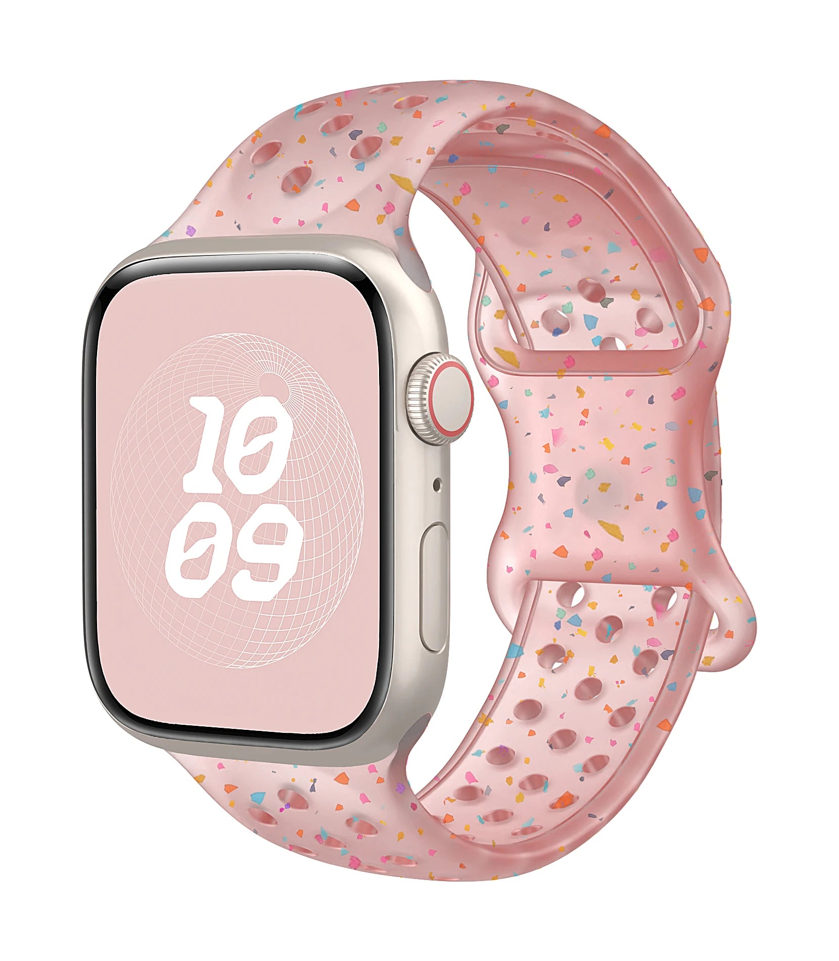 Silicone band for Apple Watch band 40mm 41mm 45mm 44mm 46mm 49mm 42mm Breathable band Apple Watch Series 11 10 9 8 SE 3 Ultra 2