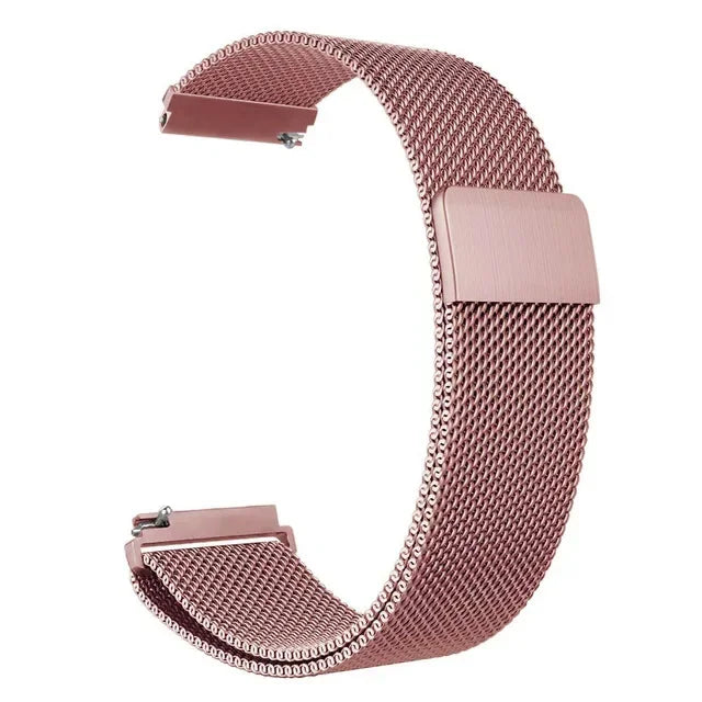 20/22mm Magnetic Milanese Strap for Samsung Galaxy Watch 7 6 5 4 40 44mm Gear S3 Stainless Steel Band for Huawei 4 GT3 Bracelet
