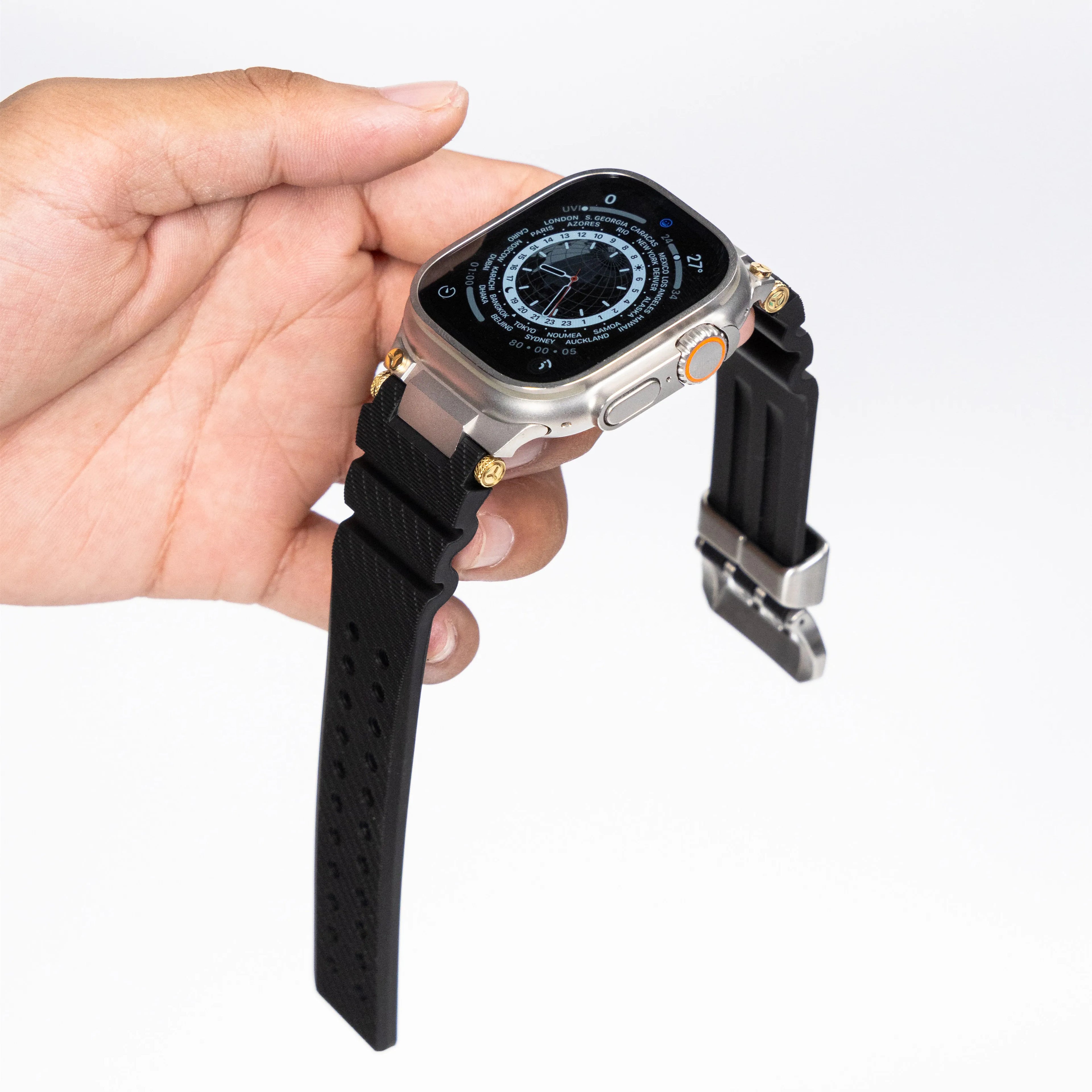 Silicone sport band for Apple Watch Ultra 2 1 49mm Series 10 46mm 9 8 7 45mm Rubber band for Apple Watch 6 5 4 SE 44mm band