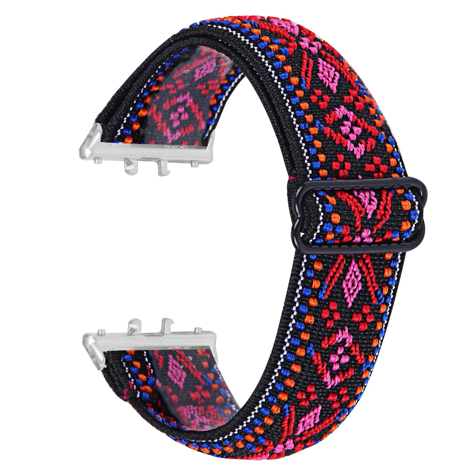 Tie Dye Print Strap For Samsung Galaxy Fit 3 Weaves Elastic Wristband For Samsung Galaxy Fit 3 SM-R390 Sport Vintage Watchband