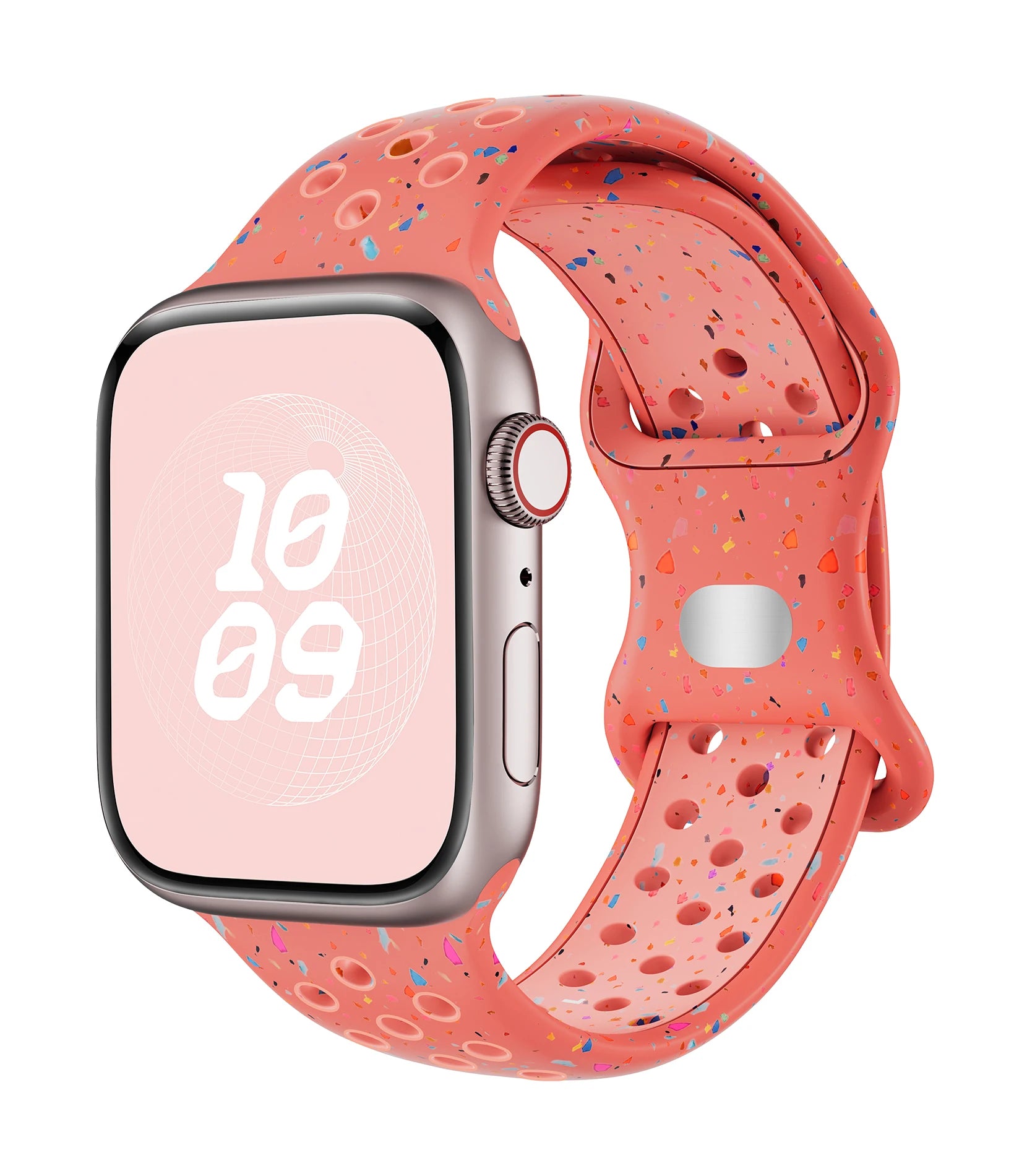 Silicone band for Apple Watch band 40mm 41mm 45mm 44mm 46mm 49mm 42mm Breathable band Apple Watch Series 11 10 9 8 SE 3 Ultra 2