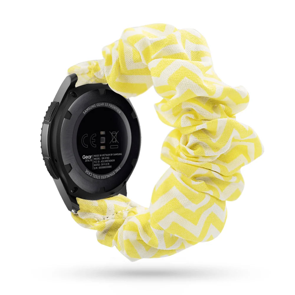 Scrunchie Strap For Samsung Galaxy watch 7/4/5/6 pro 45mm classic 47mm 43mm SOLO LOOP belt correa bracelet HUAWEI GT 2 2e 3 band