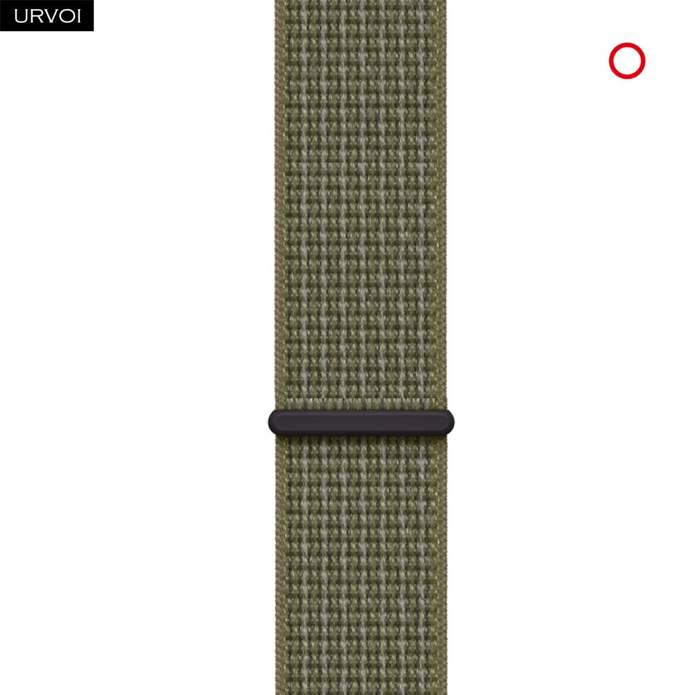 URVOI Sport Loop for Apple Watch Ultra 3 2 Series 11 10 9 8 SE3 Nylon loop for Apple Watch sport band 42mm 46mm breathabe hook fastener