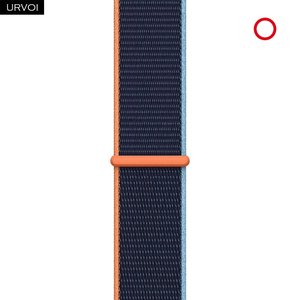 URVOI Sport Loop for Apple Watch Ultra 3 2 Series 11 10 9 8 SE3 Nylon loop for Apple Watch sport band 42mm 46mm breathabe hook fastener