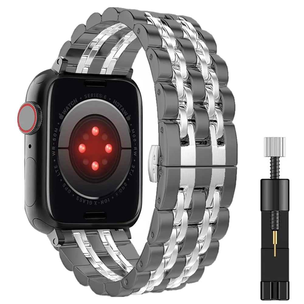 Metal band for Apple Watch Ultra 3 2 9 8 7 6 5 4 SE 49mm 45mm 44mm 41mm Convenient Replacement Belt Apple Watch 11 10 46mm 42mm Correa