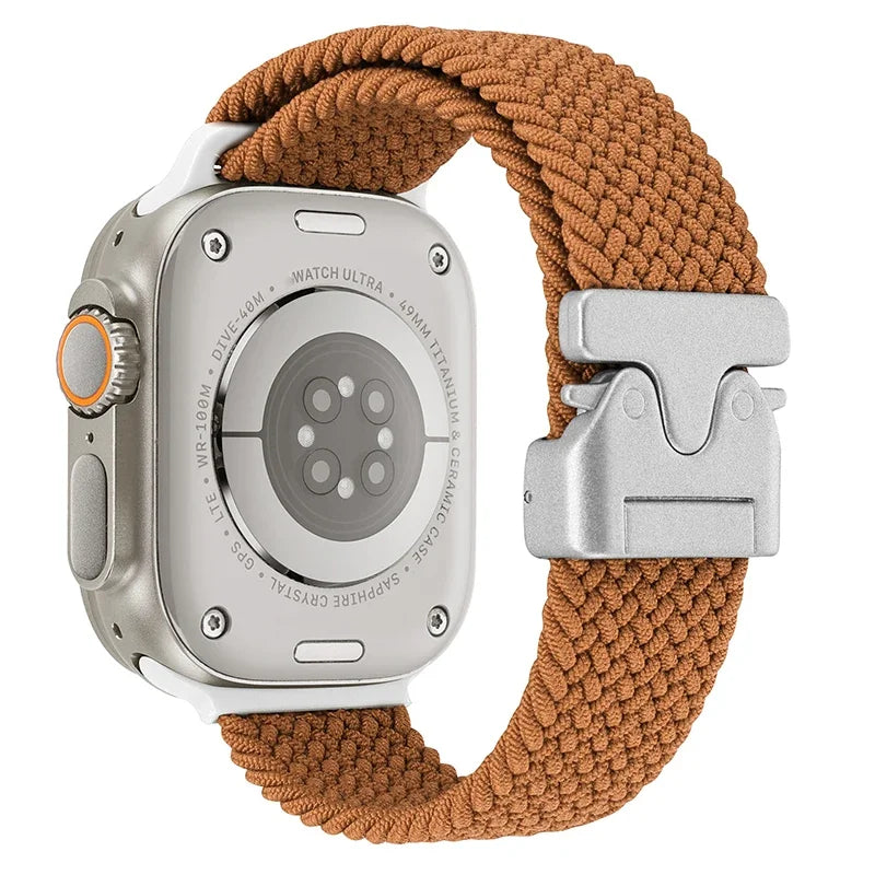 Parachute Nylon band For Apple Watch Ultra 2 11 10 9 8 7 6 5 4 SE Braided Durable Wristband Apple Watch 49mm 46mm 45mm 42mm 44mm 40mm 41mm