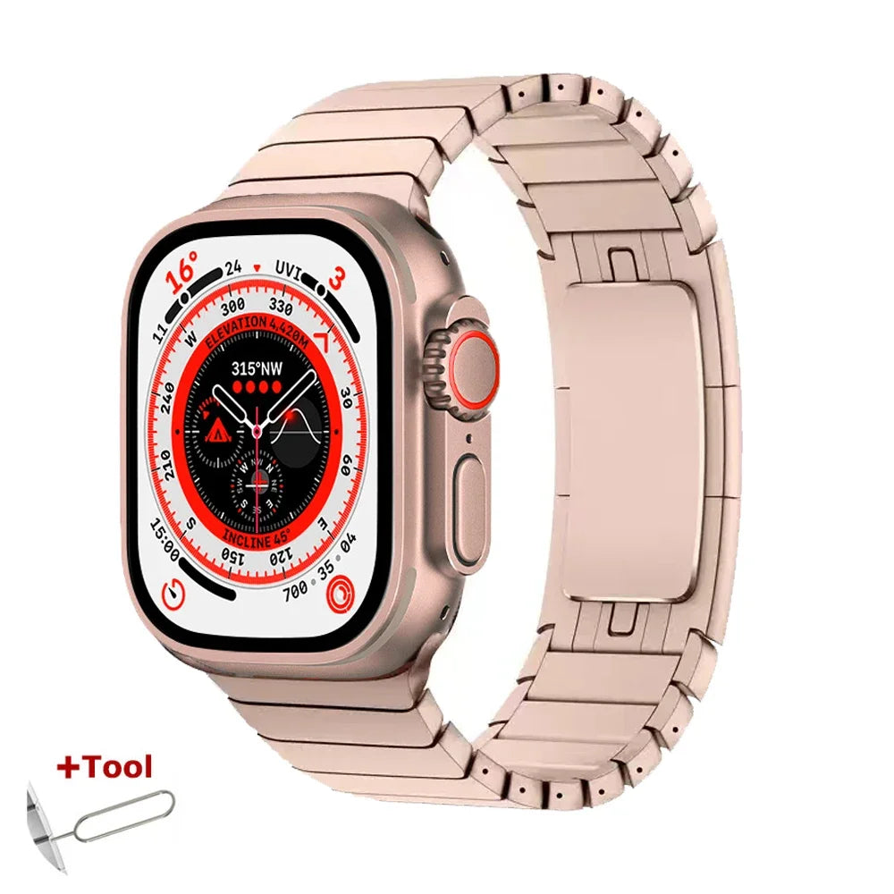 Stainless Steel band for Apple Watch band Ultra 3 49mm 46mm 42mm 45mm 41mm 44mm 40mm metal band for Apple Watch 11 10 9 8 7 6 5 4 SE