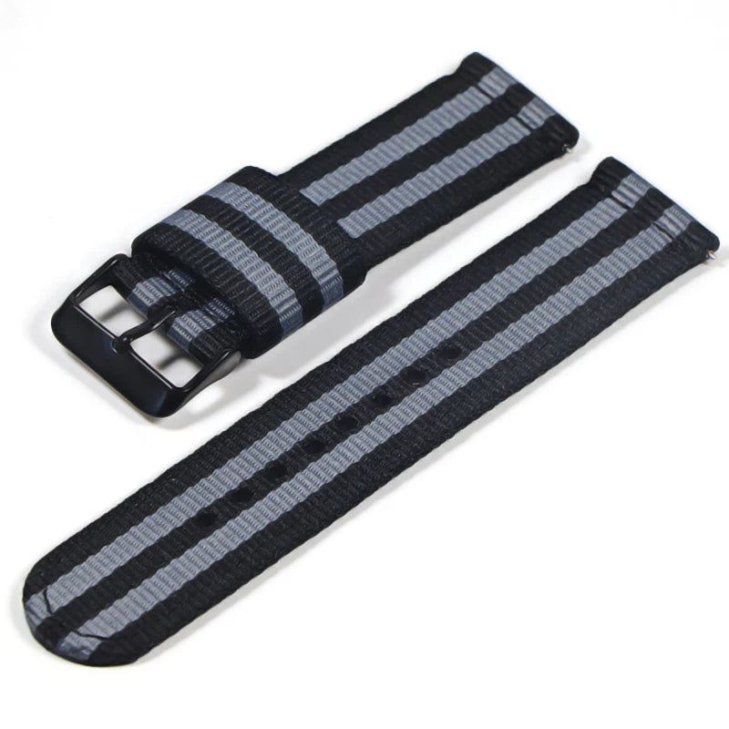 22mm Nylon watch strap For Samsung Galaxy watch 46mm 42mm Active2 Active1 Gear S3 frontier Sports nylon bang