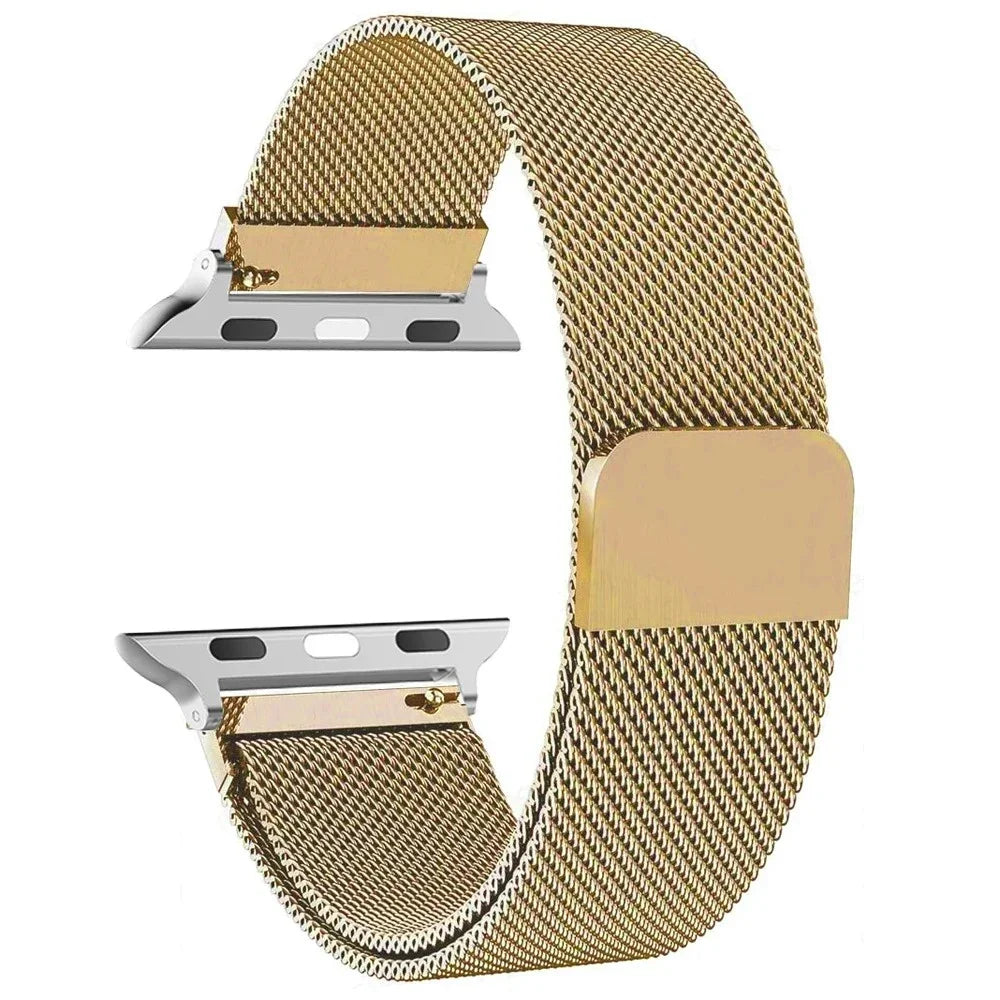 Milanese Loop for Apple Watch band 42mm 44mm 45mm 49mm 38mm 40mm 41mm Stainless Steel Adjustable sport and Leisure bandt