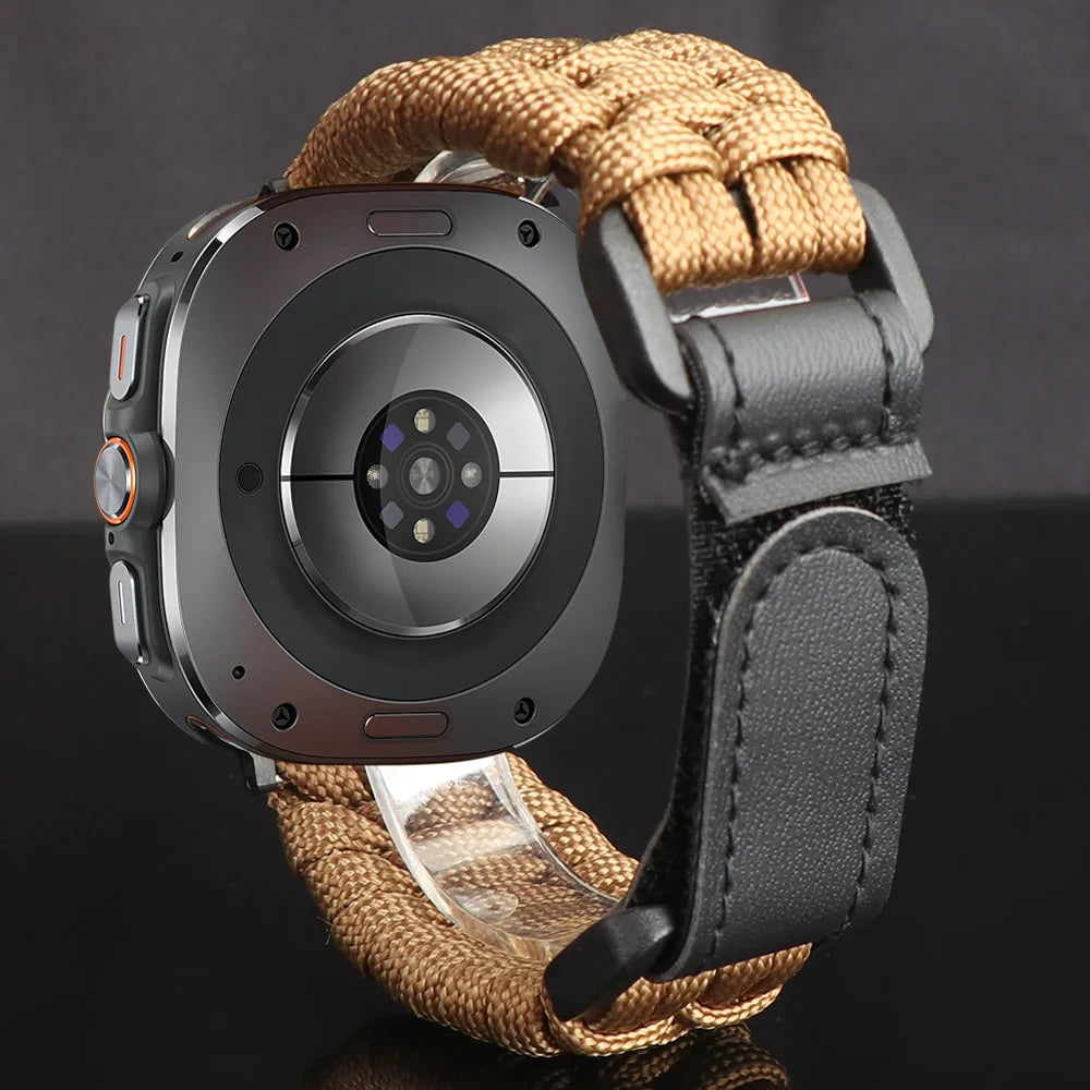 Outdoor Umbrella Rope Band For Samsung Galaxy Watch 8 8Classic Ultra 2 1 Strap Exclusive Bracelet Galaxy 8 40mm 44mm 46mm 47MM