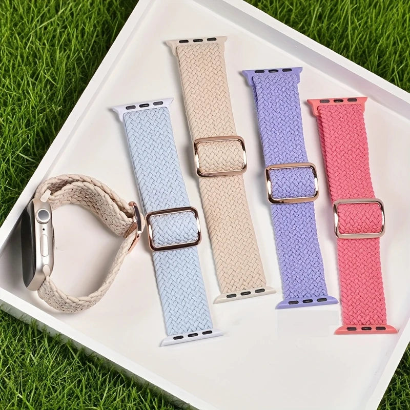 band for Apple Watch band Series 11 10 9 8 7 SE Ultra 3 49mm 46mm 42mm 44mm 45mm 40mm Braided band correa Apple Watch accessories