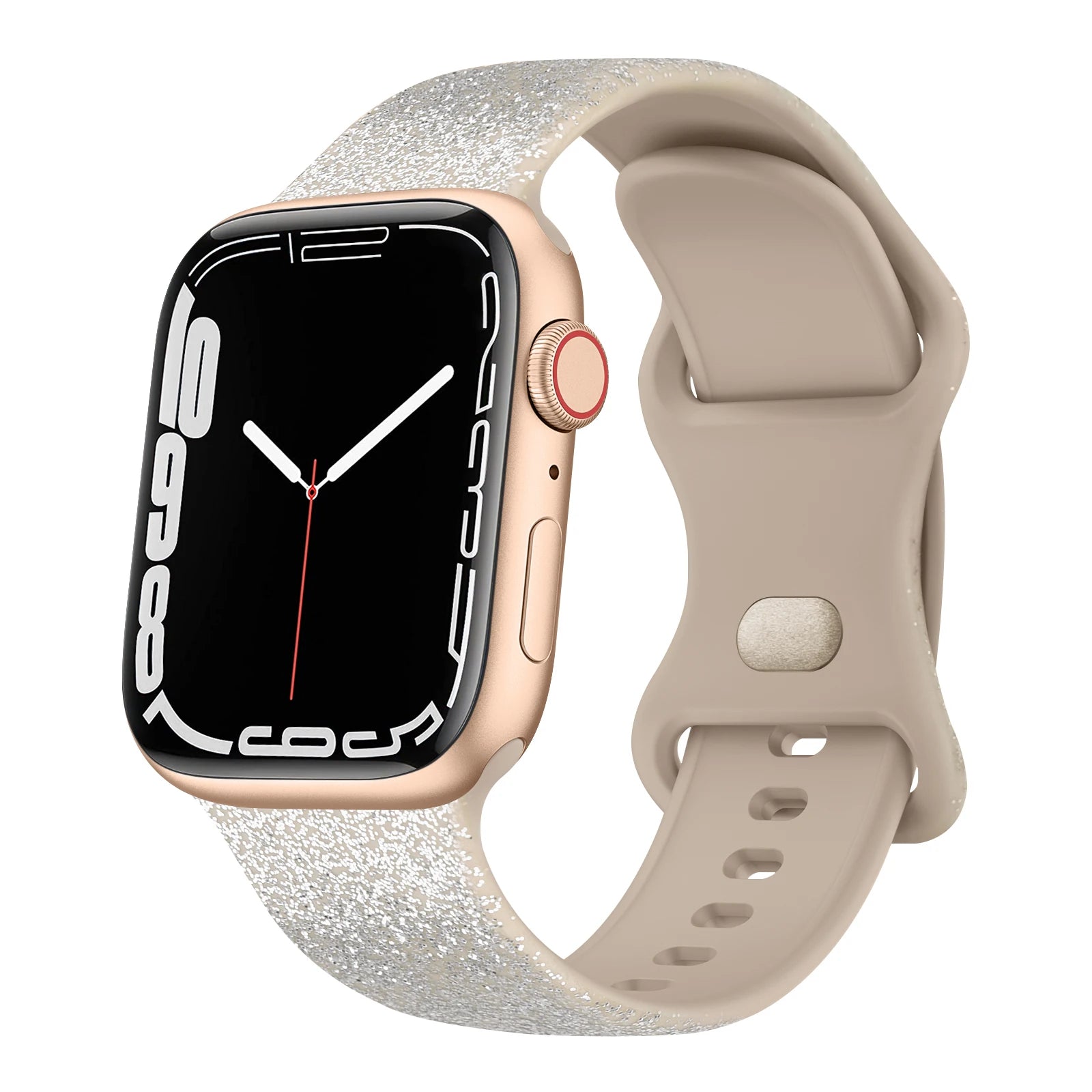 Soft TPU band For Apple Watch Ultra 49mm 10 9 8 7 41mm 45mm 46mm band Bling Wristband For Apple Watch 6 5 4 3 2 38mm 42mm 40mm 44mm
