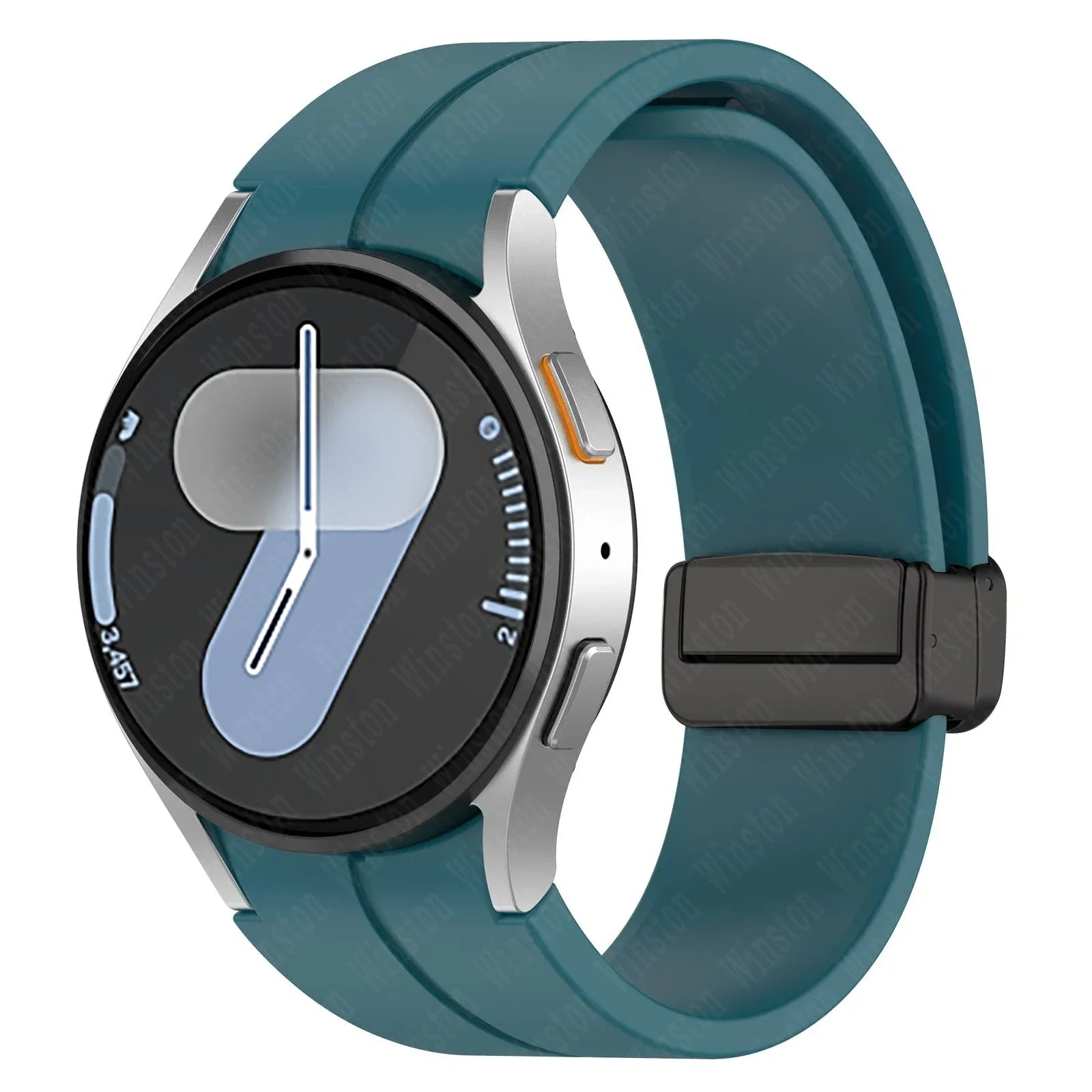 Magnetic Silicone Strap for Samsung Galaxy Watch 7 6 5 4 40mm 44mm 5Pro 45mm Band Bracelet for Galaxy Watch 6 4Classic 43mm 47mm