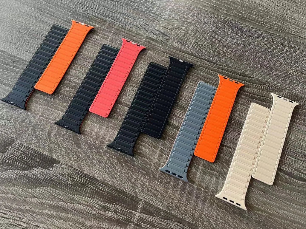 Magnetic Loop band for Apple Watch band 46mm 44mm 40mm 45mm 41mm 42mm Silicone band Apple Watch Series 11 10 9 8 7 6 SE Ultra 3
