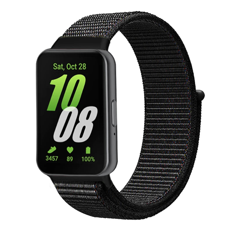Sport Nylon Loop for Samsung Galaxy Fit 3 strap Accessories Breathable Adjustable Replacement correa bracelet galaxy fit3 band