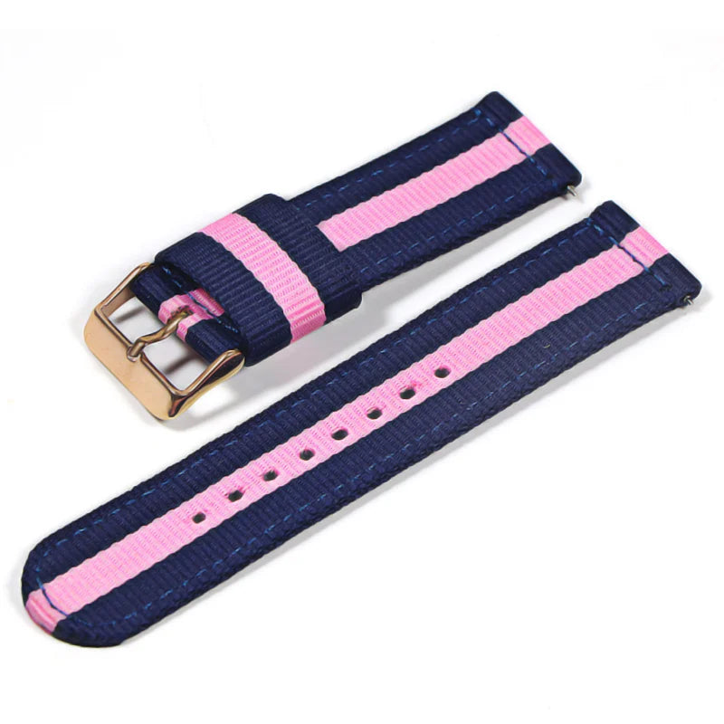 22mm Nylon watch strap For Samsung Galaxy watch 46mm 42mm Active2 Active1 Gear S3 frontier Sports nylon bang