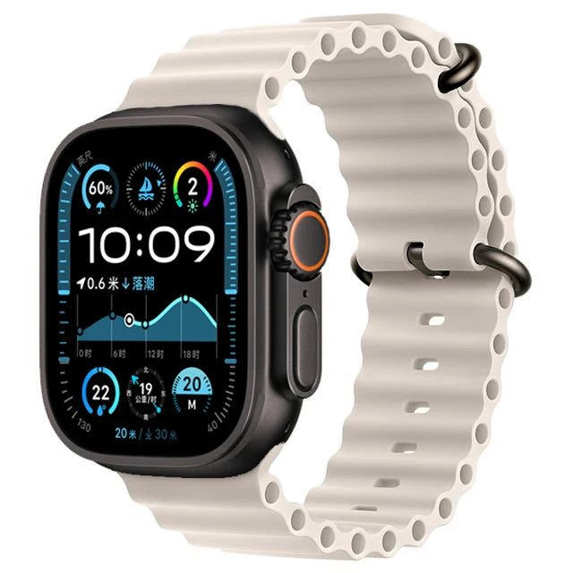 Ocean band for Apple Watch band Ultra 3 2 49mm 44mm 40mm 45mm 41mm 42mm 46mm Sport band Apple Watch Series 11 9 8 7 6 5 SE 3 10