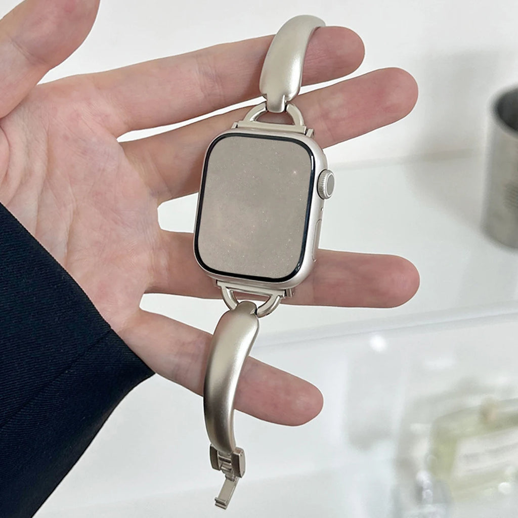 Starlight band For Apple Watch Ultra 3 2 1 Series 11 10 9 SE 3 metal band Apple Watch 46mm 49mm 41mm 45mm 40mm 42mm 44mm Women band