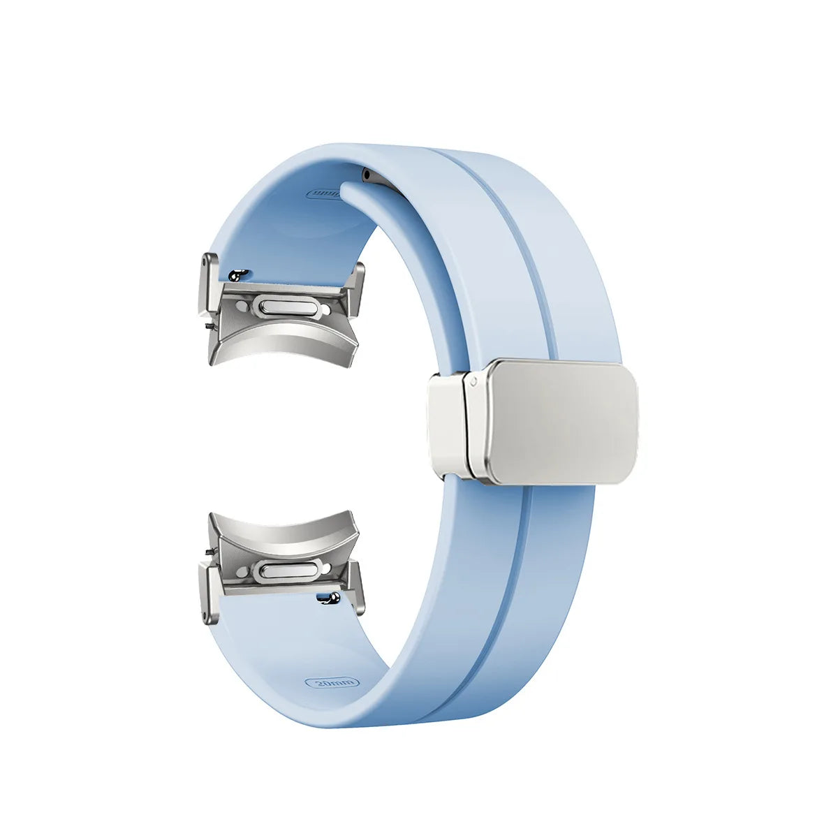 Magnetic Silicone Strap For Samsung Watch 7 6 5 4 40mm 44mm Sport Watchband For Galaxy Watch 5Pro 4 6Classic 47mm 43mm 42mm 46mm