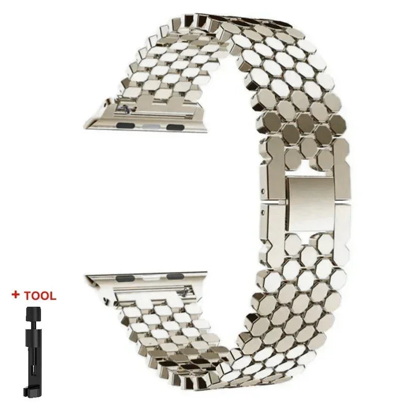 Alloy band for Apple Watch Ultra 3 2 49mm Series 11 10 46mm 42mm 45mm 40mm 41mm 44mm metal band for Apple Watch Series 9 8 7 6 SE 5 band