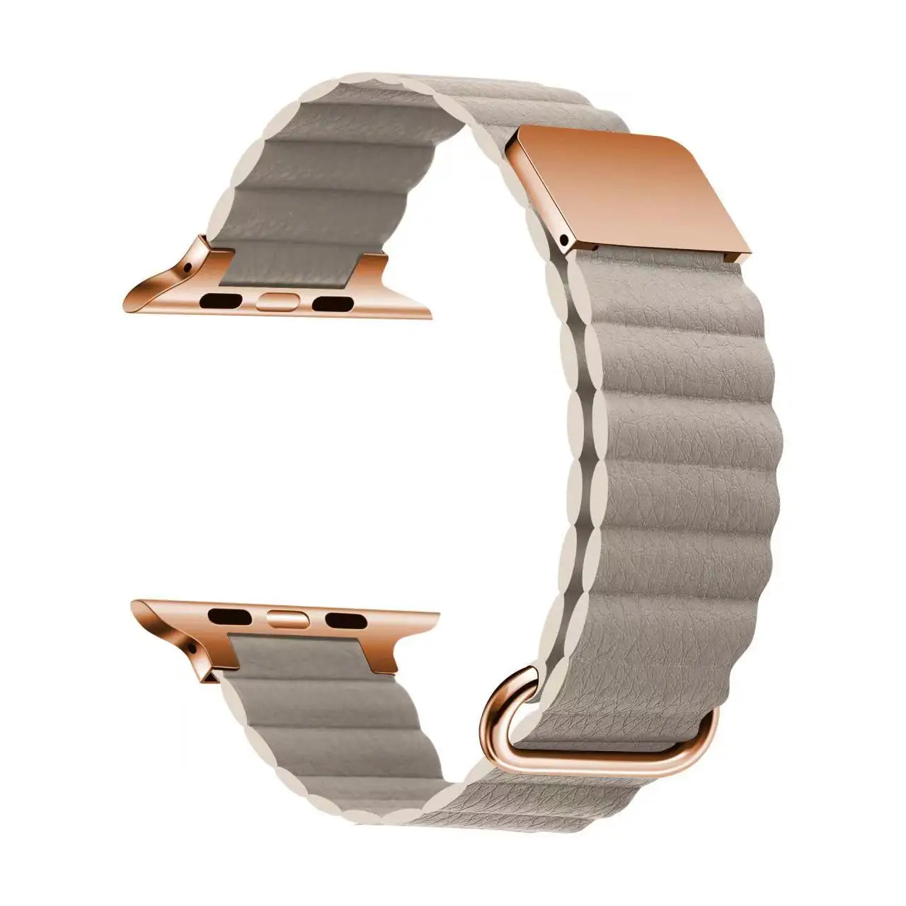 Leather Loop for Apple Watch Ultra band 49mm 44mm 40mm 41mm 45mm 42mm 38mm Magnetic band for Apple Watch Series 8 7 SE 6 5 4 3 2 1