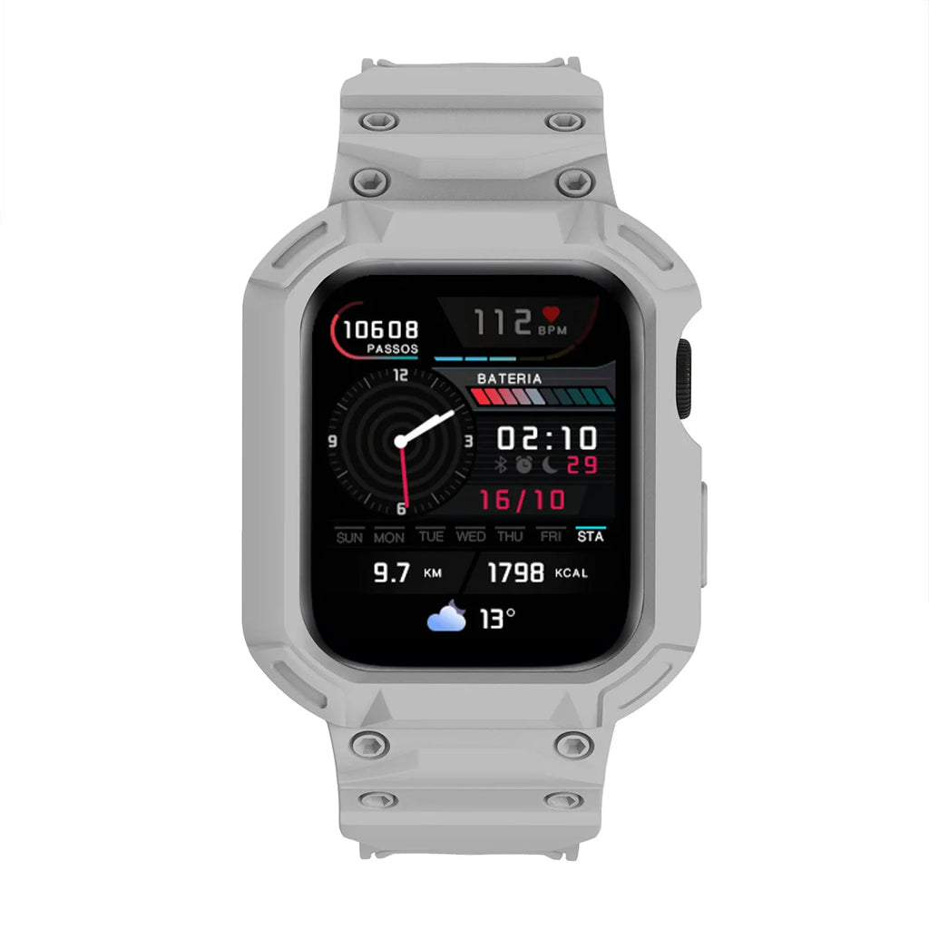 For Apple Watch Series 10 46mm 42mm Sport Protective Replacement Wristband Apple Watch Series 10 Retrofits band Case One piece