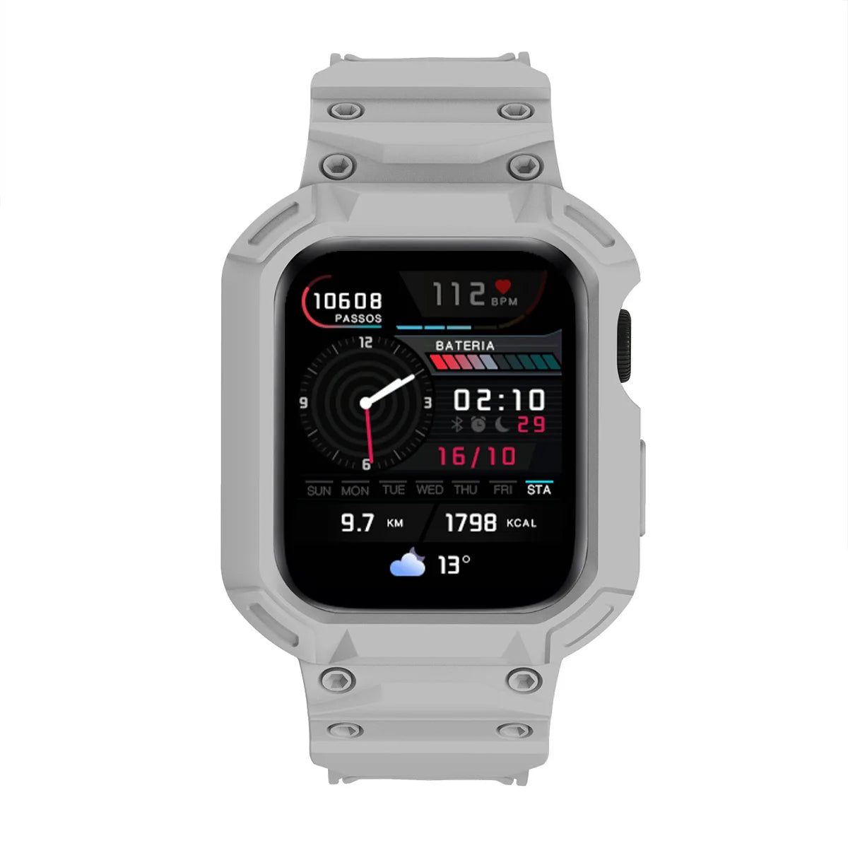 For Apple Watch Series 10 46mm 42mm Sport Protective Replacement Wristband Apple Watch Series 10 Retrofits band Case One piece