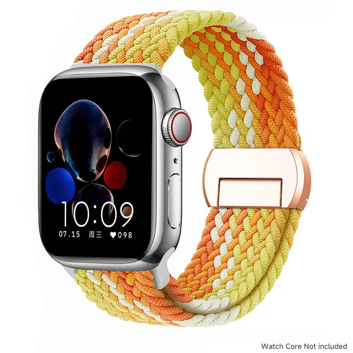 Braided band For Apple Watch band 44mm 40mm 45mm 49mm 41mm 38mm buckle band Apple Watch Series SE 10 9 8 7 6 Ultra 2 Magnetic Band