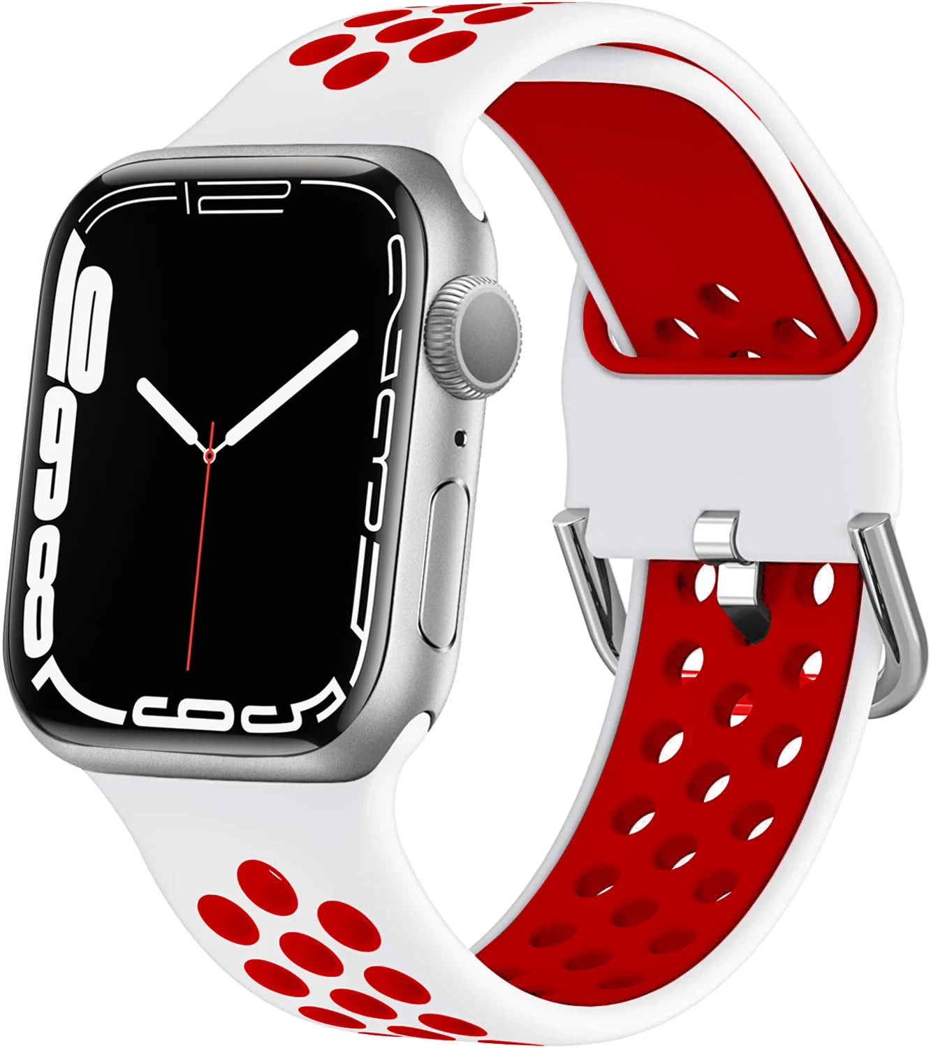 Silicone band For Apple Watch band 44mm 40mm 45mm 49mm 41mm 38mm 42mm 44mm band Apple Watch Ultra 2 Series 7 3 4 5 6 SE 8 Bands