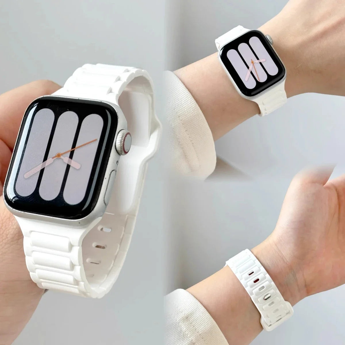 band For Apple Watch band 44mm 45mm Ultra 1 2 49mm 40mm 41mm 42mm 45mm 44mm Silicone band Apple Watch Series 10 9 8 SE 7 6 5 Band